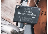welsh slate hanging sign personalised for your beer garden